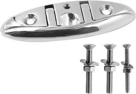 Shenghuiss 791545171057 5 Inch Boat Flip Up Cleat Deck Folding Flush Dock Mount Mooring Rope St