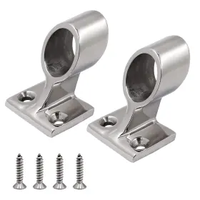 Shenghuiss 791545171637 Boat Hand Rail Fitting Bracket Stanchion 2 Pack For 7/8 Inch Tube 316ss
