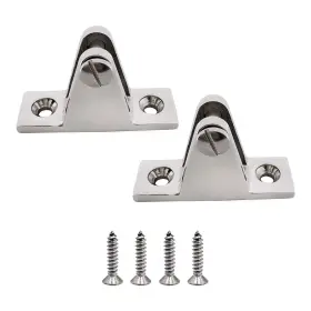 Shenghuiss 791719754994 Bimini Top Deck Hinge Fitting 316 Stainless Steel Marine 90 Hardware 2 Pack