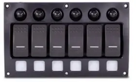 Sp21010 Sierramarine Switch For Panel Weather Resistant 6p