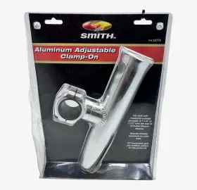 53772 Smith Aluminum Adjustable Clamp-on Rod Holder Mount