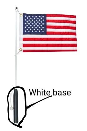 South Wind Designs 610816325749 36 Inch Boat Flagpole For Rod Holders And/or Rocket Launchers 3ft