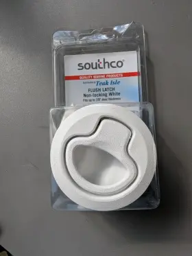 29200 Southco Teak Isle Flush Latch White Non-locking New