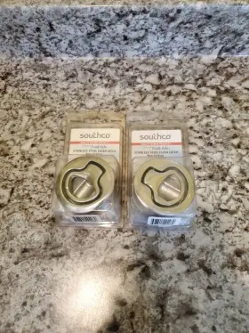 29206 Southco Teak Isle Stainless Steel Flush Latch #29206 7/8 Inch Thick - 2 Pack