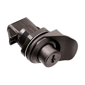 93-303 Southco Keylocking Flush/knob Latch - Black Plastic