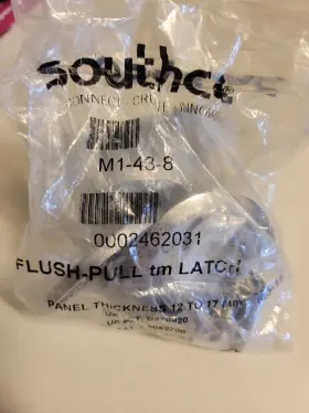 M1-43-8 Southco Push-to-close Latch Medium Size Key Locking Free Ship