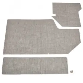 117014 Spradling Supra Boat Snap-in Deck Mat Compass Hb Woven Gray Set Of 3