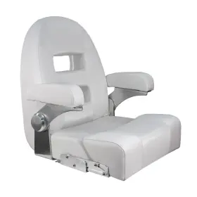 109455 Springfield Marine Center Console Helm Flip-up - White/white