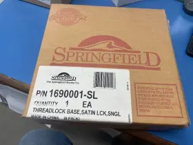 1690001-sl Springfield Marine 111212 Thread-lock Table Base Satin Lck Sngl -