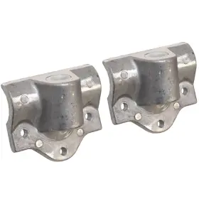 3840021 Springfield Marine Boat Oarlock Gunwale Sockets Aluminum Pair