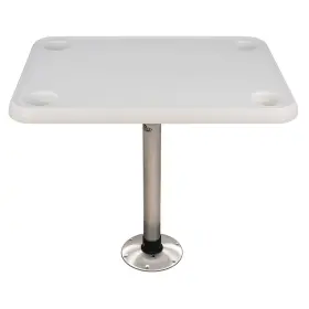 99090 Springfield Marine 16 Inch X 28 Rectangle Table Package - White Thread-lock