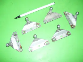 1594ec Stabilus Skeeter Bass Boat Lid Struts Shocks Hydraulic Mounting Balls Brackets