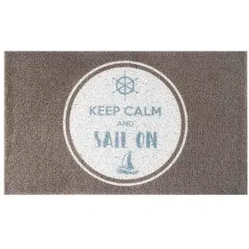 Strb-21299-01 Stephen Roberts Keep Calm And Sail On 18 Inch X 30 Pvc Door Mat Board