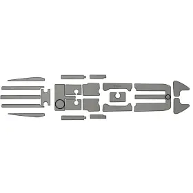 Storm 817342029190 Seadek Marine Acs 133x Kayak Kit 6mm Gray/black #59115-80066