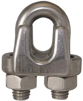 S0122-fs10 Suncor Seafit Marine Grade Stainless Steel 3/8 Inch Wire Rope Clip 480194