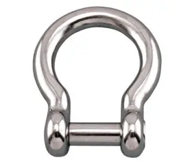 S0116-ns13 Suncor Stainless Marine 316 Steel 1/2 Inch Bow Shackle With No Snag Pin