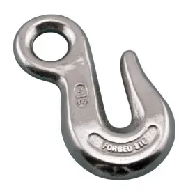 S0453-0010 Suncor Stainless 316 Steel Eye Grab Hook 3/8 Inch