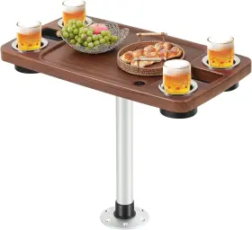 Jih-sunnymove-0859 Sunnymove Boat Table Set 18 Inch X34 Pontoon With 27ftft Detachable Pede
