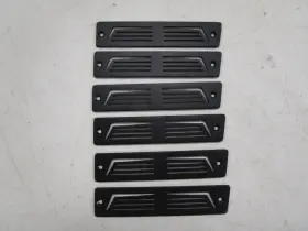 Umc-167 Supra 119145 Dash Drain Grate Set Of 6 Black Aluminum Marine Boat