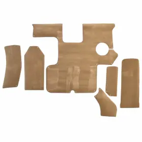 406738 Syntec Cobalt Boat Snap-in Carpet Mats Beige 6 Pc