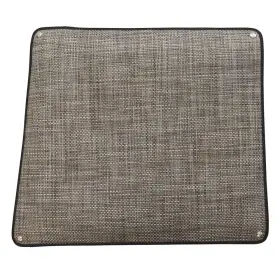 407477 Syntec Industries 137929 Cobalt Boat Snap-in Deck Mat Silver Woven Vinyl