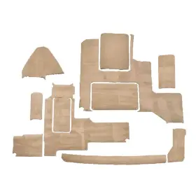 407444 Syntec Industries Cobalt Boat Snap-in Carpet Mats Sand Set Of 11