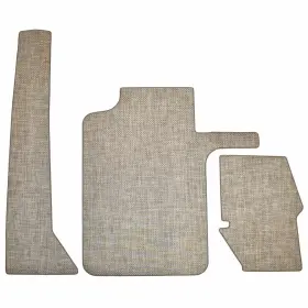113115 Syntec Industries 88079 Supra Boat Floor Mats Gray Bronze Black Woven Vinyl 3pc