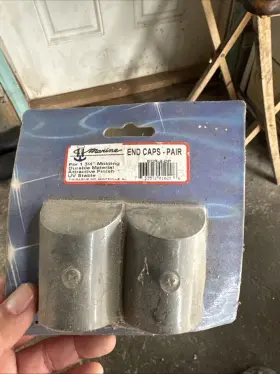 Ecr-2-dp T-h Marine 733572010206 1-3/4 Inch Molded Rub Rail End Cap Pair #ecr-2-dp