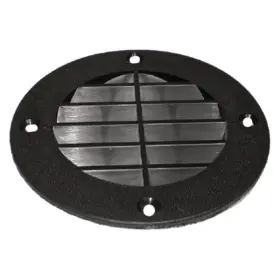 Lv-1-dp T-h Marine - 4 Inch D Black Plastic Round Louver Vent
