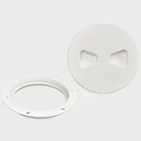 1120424 T-h Marine Pn Boat Screw Out Deck Plate 4 Inch White Plastic 1120424 T-h Marine Pn Boat Screw Out Deck Plate 4 Inch White Plastic