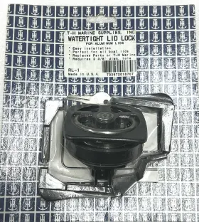Rl-1-dp T-h Marine Th Boat Locking Lid Lock Black Rl-1 For Aluminum Or Other Lids