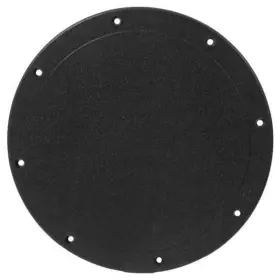 T9t-sdp1dp T-h Marine Single Round 5 5/8 Inch Outer Diameter Matte Black Plastic Pp Boat Deck Plate