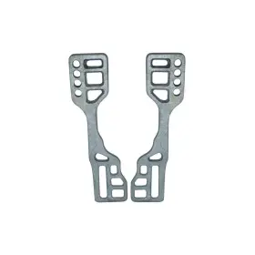 T9t-tw2dp T-h Marine Set Of 2 11.25 Inch X2.25 Silver Aluminum Boat Transom Wedge