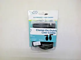 F40-0030bka-1 Taco Pack Of 2 Clamp On Outrigger Line Caddy