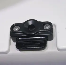 F45-0339bl Taco Marine Black Nylon Low Profile Concealed Sundeck Latch No Pin