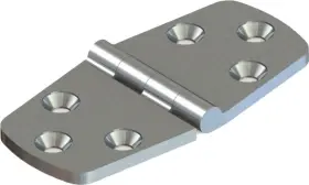 H30-5053 Taco Marine Friction Hinge Reversed 2.5 Inch W X L .15 T