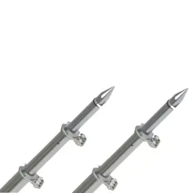 Ot-0318hd-vel Taco Marine Boat Tele-outrigger Poles 1 1/2 X 18 Ft Pair