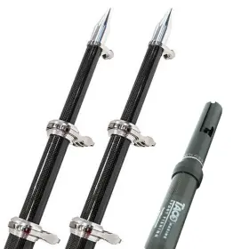 Ot-4240cf-hd Taco Marine 24ft Carbon Fiber Outrigger Poles Twist Lock For Gs-450/500 Bases