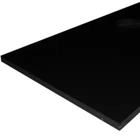 P10-5012blk27-1c Taco Marine Lumber - 12 Inch X 27 1/2 Black Starboard