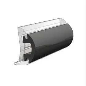 V12-4144bka50-1 Taco Marine V12-0303wha50-1 5 Black Flexible Rub Rail Vinyl Soft Pvc Material