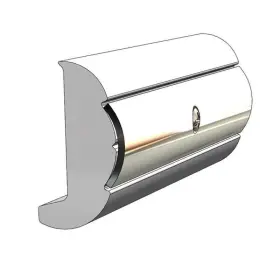 V21-9502whc20dv05 Taco Marine Rigid Vinyl White Rub Rail Insert 1 Inch W X 2 H