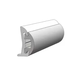 V21-9678bka20d Taco Marine Rigid Rub Rail Black 20