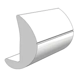 V21-9942wha20 Taco Marine White Rigid Pvc Rub Rail 1-1/2 Inch W X 2-1/2 H 20ftl