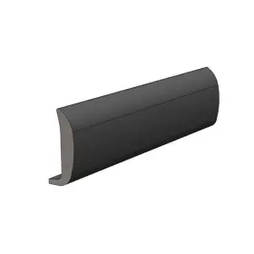 V25-0786bka12 Taco Marine Black Rigid Vinyl Edge Moulding 13/16 Inch X5/16 X12ft