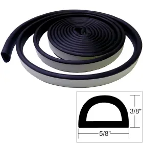 V30-0109b10-1 Taco Marine Weather Seal - 10ftl X Inch H W Black