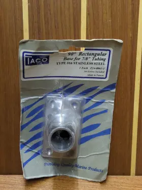 F14-0041-1 Taco Metals A3t1 Stainless Steel 90 Degree Rectangle Base