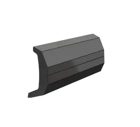 V213671bka Taco Metals Rigid Rub Rail Black 20