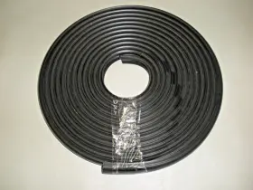 V12-4155bk Taco Black Rub Rail Insert 3/4 Inch X 3/8 22ft Length