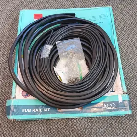 X002n0gtj7 Taco V11-0809 50ft Flexible Vinyl Rub Rail Kit