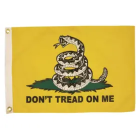 1617 Taylor Made - 12 Inch X 18 Nylon Donftt Tread On Me Flag